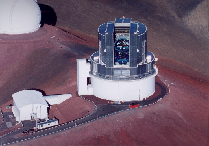 Telescopul Subaru de 8,2 m în diametru. Veți vedea o imagine luată prin acest telescop. Foto: NAOJ